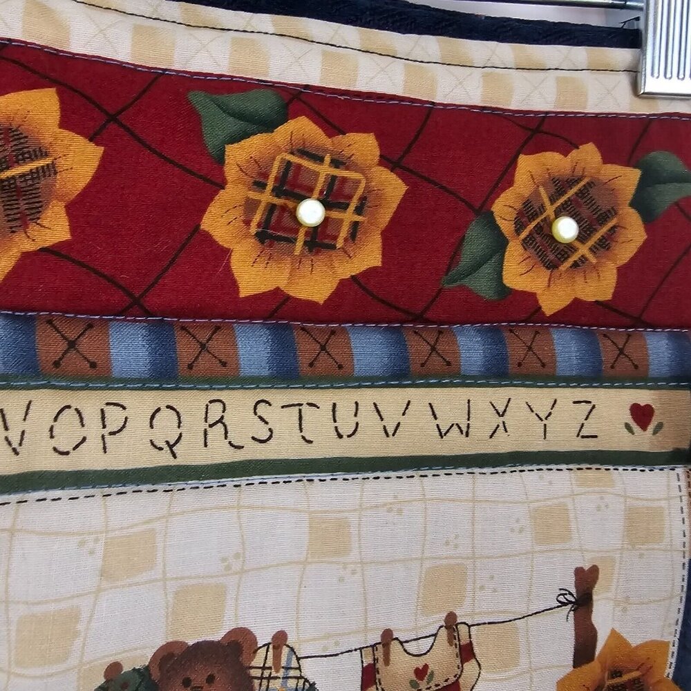 Handmade 2PC Pillowcase‎ Quilted Country Charm MFH Decor Leslie Black Cranston - Picture 13 of 16